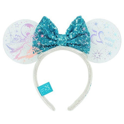 Japan Tokyo Disney ResortSea 25th  Sparkling Jubilee Headband Ears