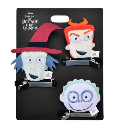 Japan Tokyo Disney Store Lock Shock Barrel Hair Clip Nightmare Before Christmas