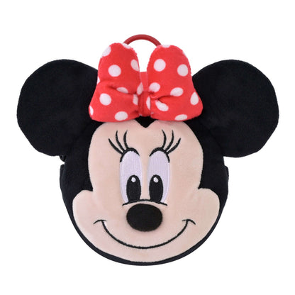 Japan Tokyo Disney Store Minnie Mouse Pouch Loop with Carabiner Face
