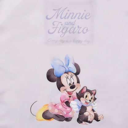 Japan Tokyo Disney Store Minnie & Figaro Shopping Eco Bag Water Color