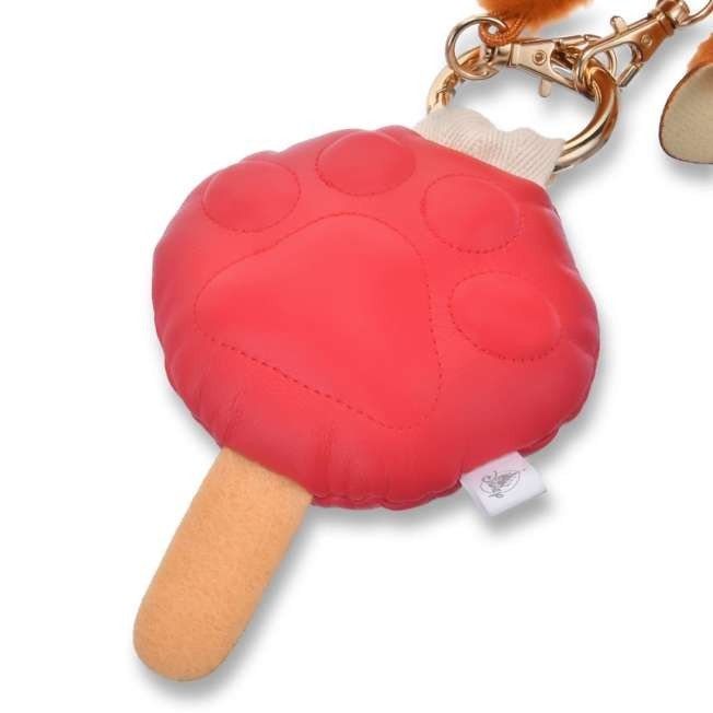 '+Japan Tokyo Disney Store Nick Wilde Plush Toy Keychain Paw & Tail Zootopia