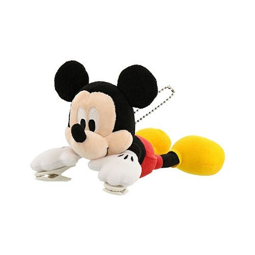 Japan Tokyo Disney Resort Mickey Sticky Plush Toy Shoulder clip Keychain