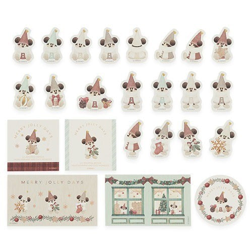 Japan Tokyo Disney Resort Li'l RingRing StickerSet Disney Christmas 2025