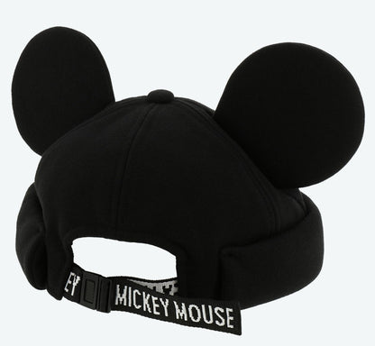 Japan Tokyo Disney Resort Mickey Cap Hat Ears Headband Black