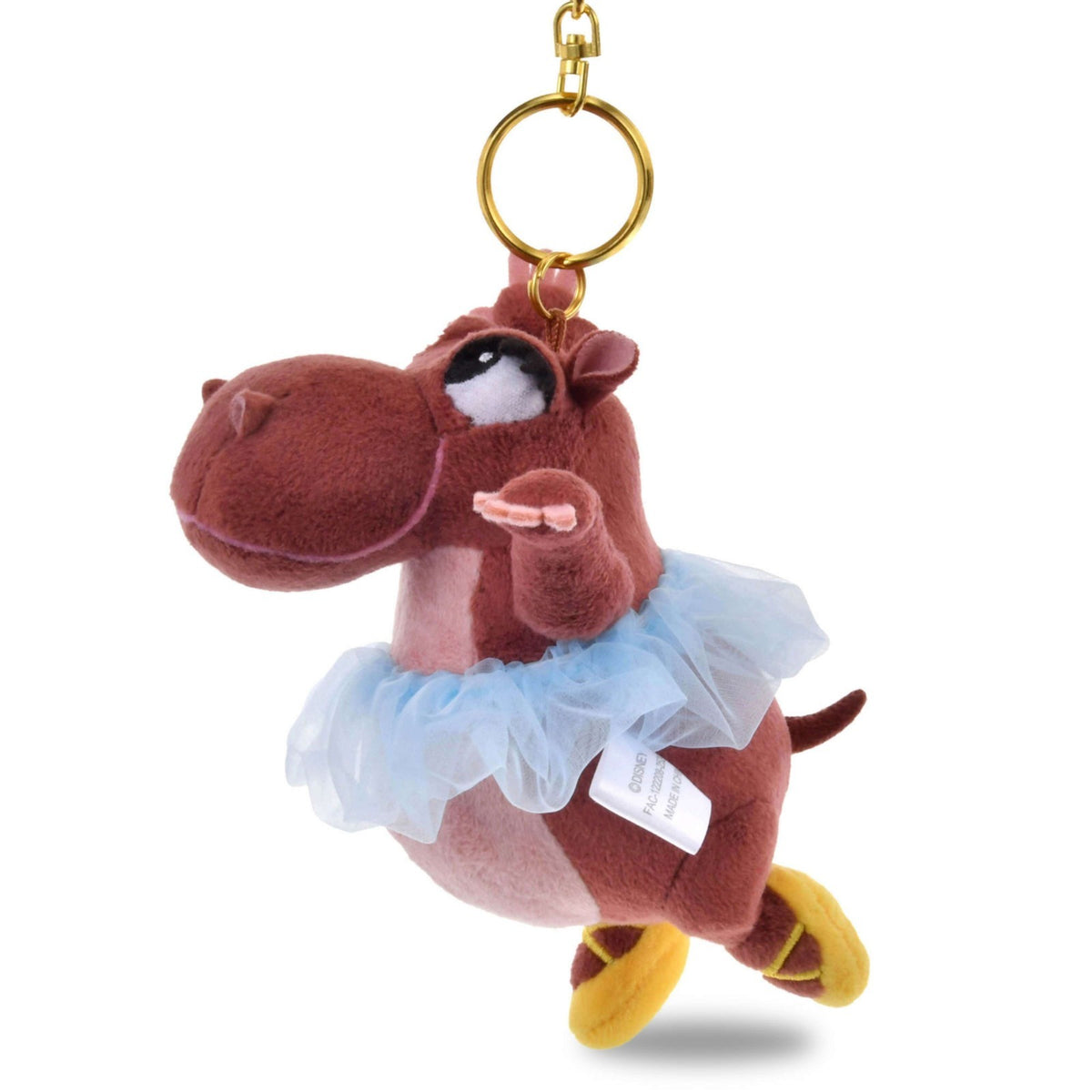 Japan Tokyo Disney Store Hyacinth Hippo Plush Toy Keychain Disney FANTASIA 85th