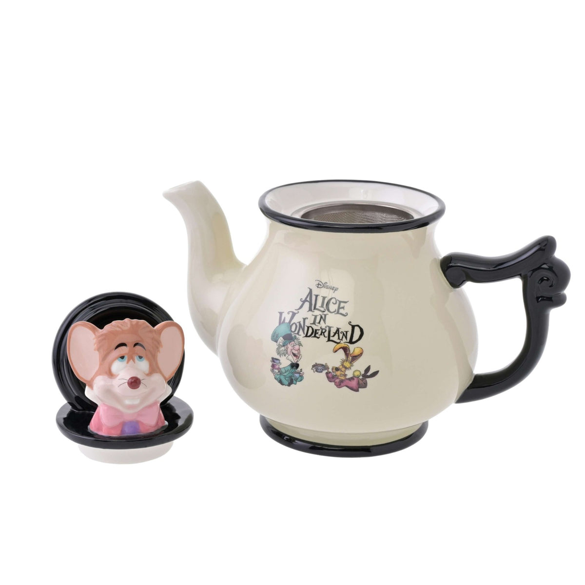 Japan Tokyo Disney Store Teapot ALICE IN WONDERLAND 75TH ANNIVERSARY