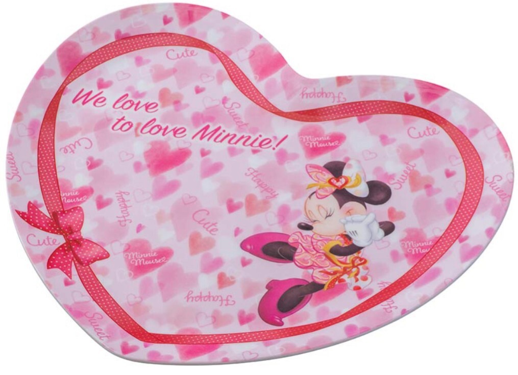 Japan Tokyo Disney Resort Minnie Besties Bash 2023 souvenir plate Heart