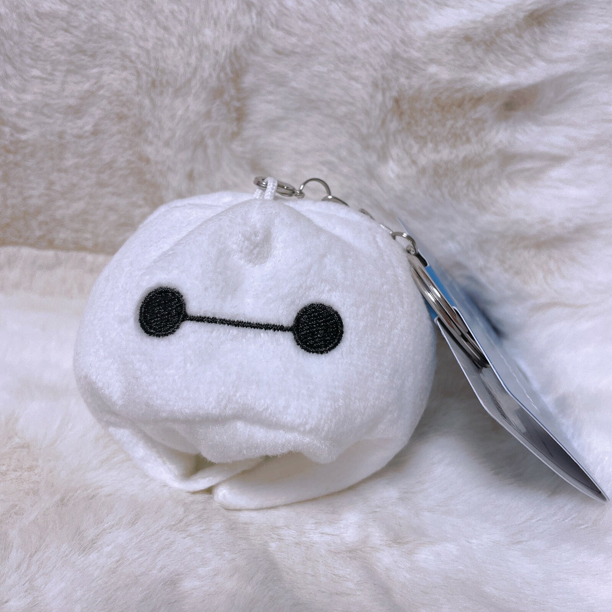 Japan Tokyo Disney Resort Baymax Big Hero 6 Keychain fan cap nuiMOs
