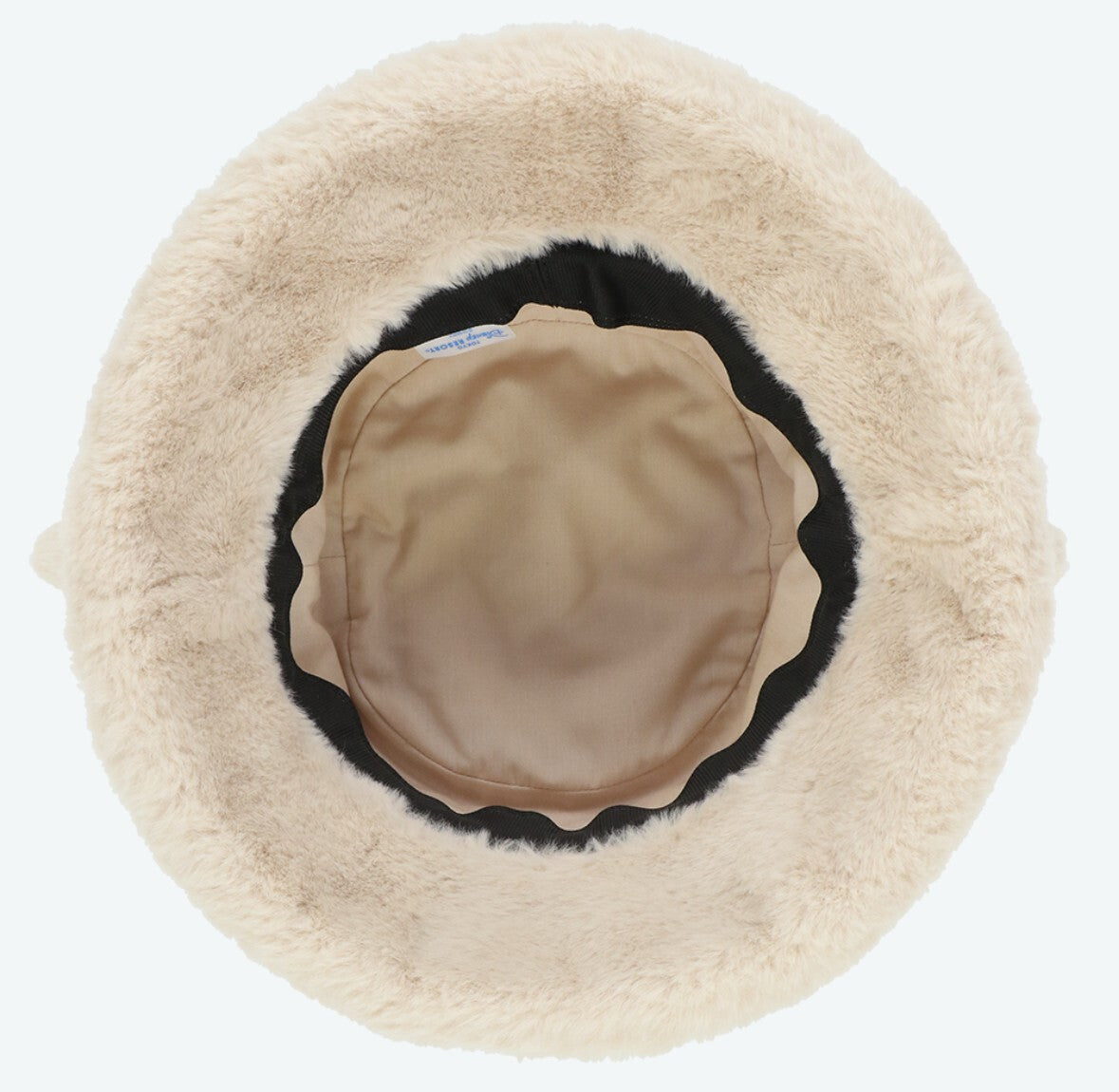 Japan Tokyo Disney Resort Ears Mickey limited Fluffy Winter Cap Hat White brown