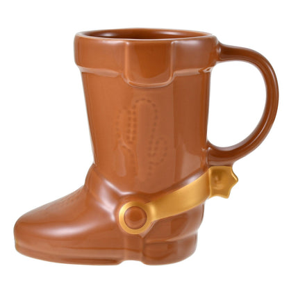 Japan Tokyo Disney Store Woody Mug Boots Toy Story Western