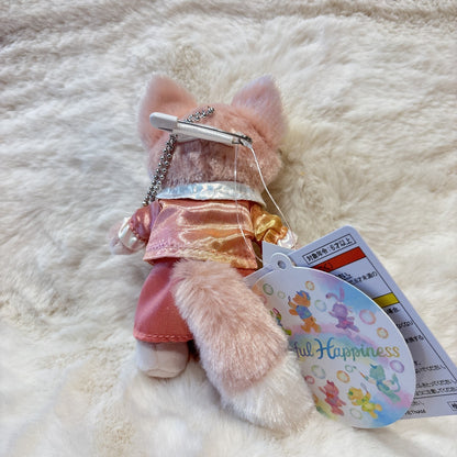 Japan Tokyo Disney Resort Lina Bell Plush Toy Badge Duffy & Friends 20th
