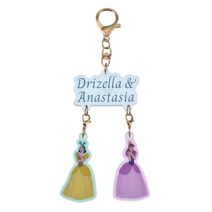 Japan Tokyo Disney Store Drizella & Anastasia Keychain Key Chain Fes Cinderella