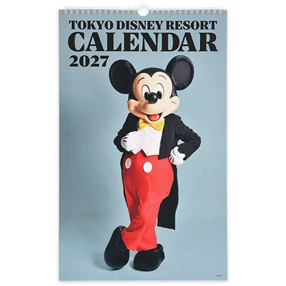Japan Tokyo Disney Resort Mickey Mouse Wall Calendar 2027
