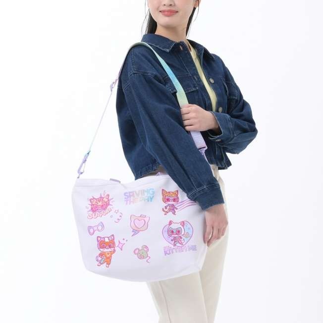 Japan Tokyo Disney Store Super Kitty Tote Bag 2-Way Gradient SUPER KITTIES