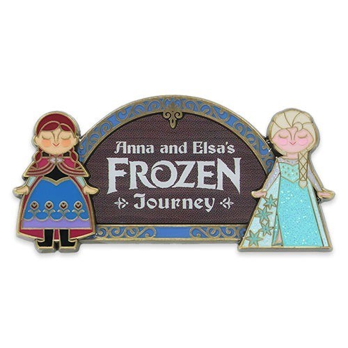 Japan Tokyo Disney Resort Anna and Elsa Frozen Journey Pin badge Fantasy Springs