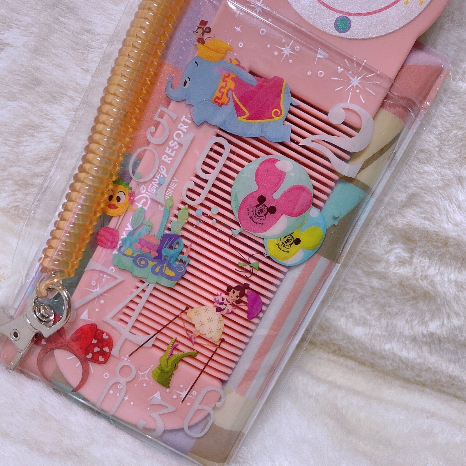 Japan Tokyo Disney Resort Small World Attraction Comb case 2022