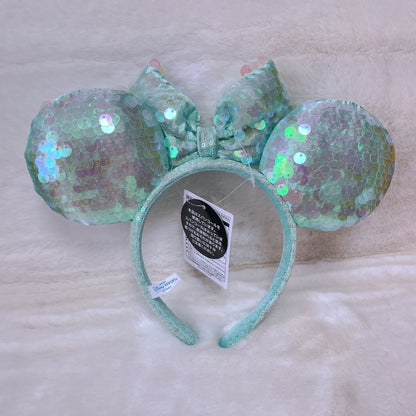 2022 Japan Tokyo Disney Resort Ears Headband Sequin Shine New!!