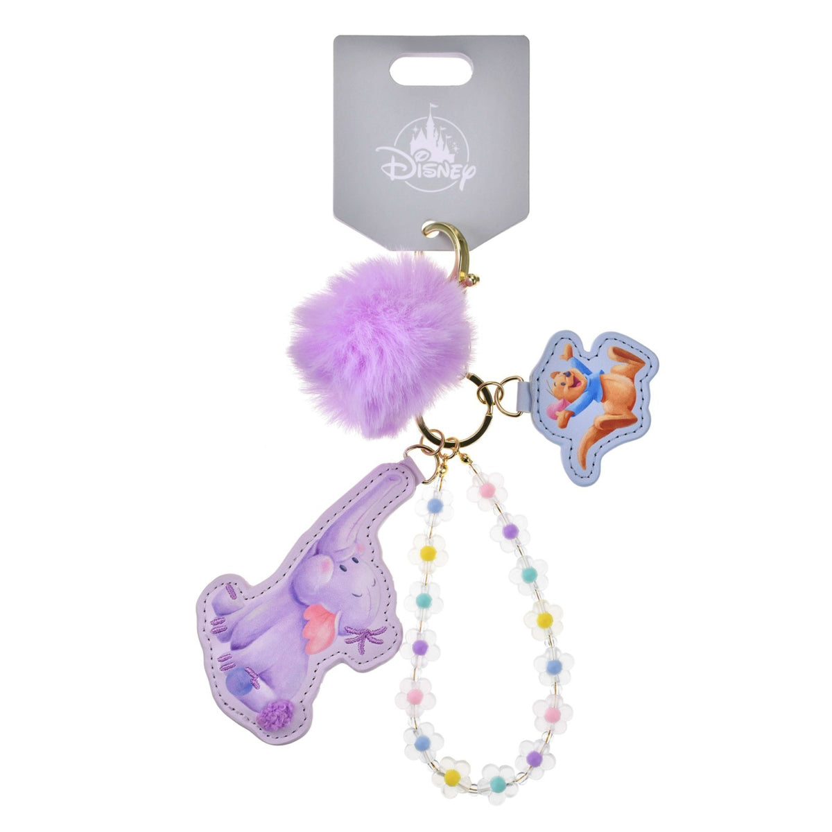 Japan Tokyo Disney Store Roo & Lumpy Keychain Winnie the Pooh
