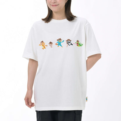 Japan Tokyo Disney Store Phineas and Ferb Short-Sleeve T-Shirt White