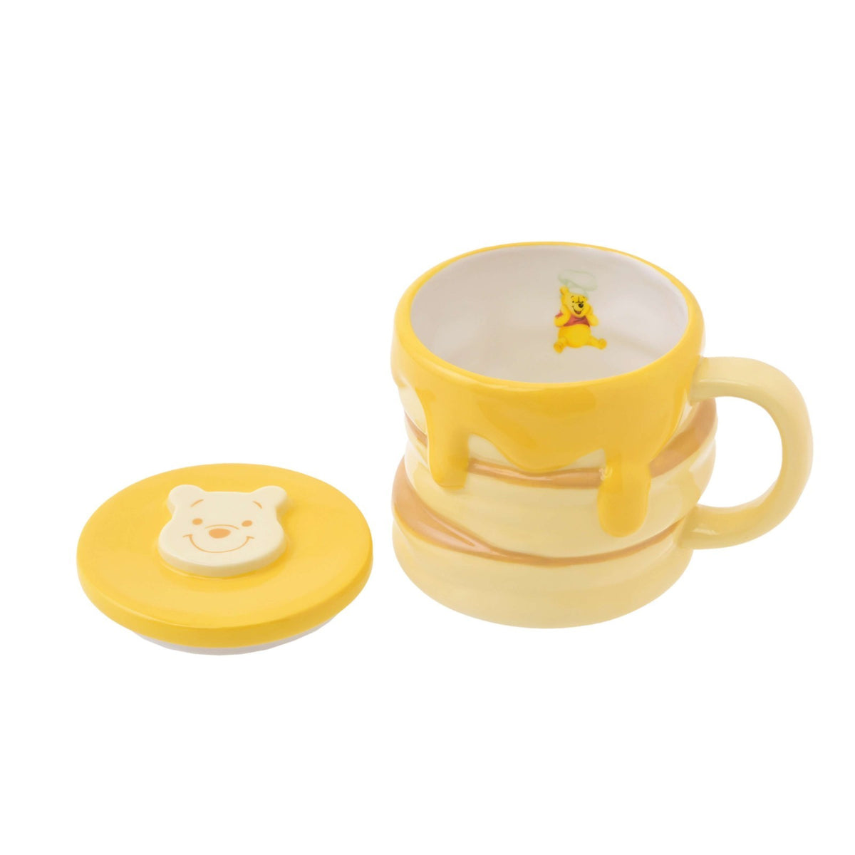 Japan Tokyo Disney Store Winnie the Pooh Mug with Lid POOH HUNNY DAY 2026