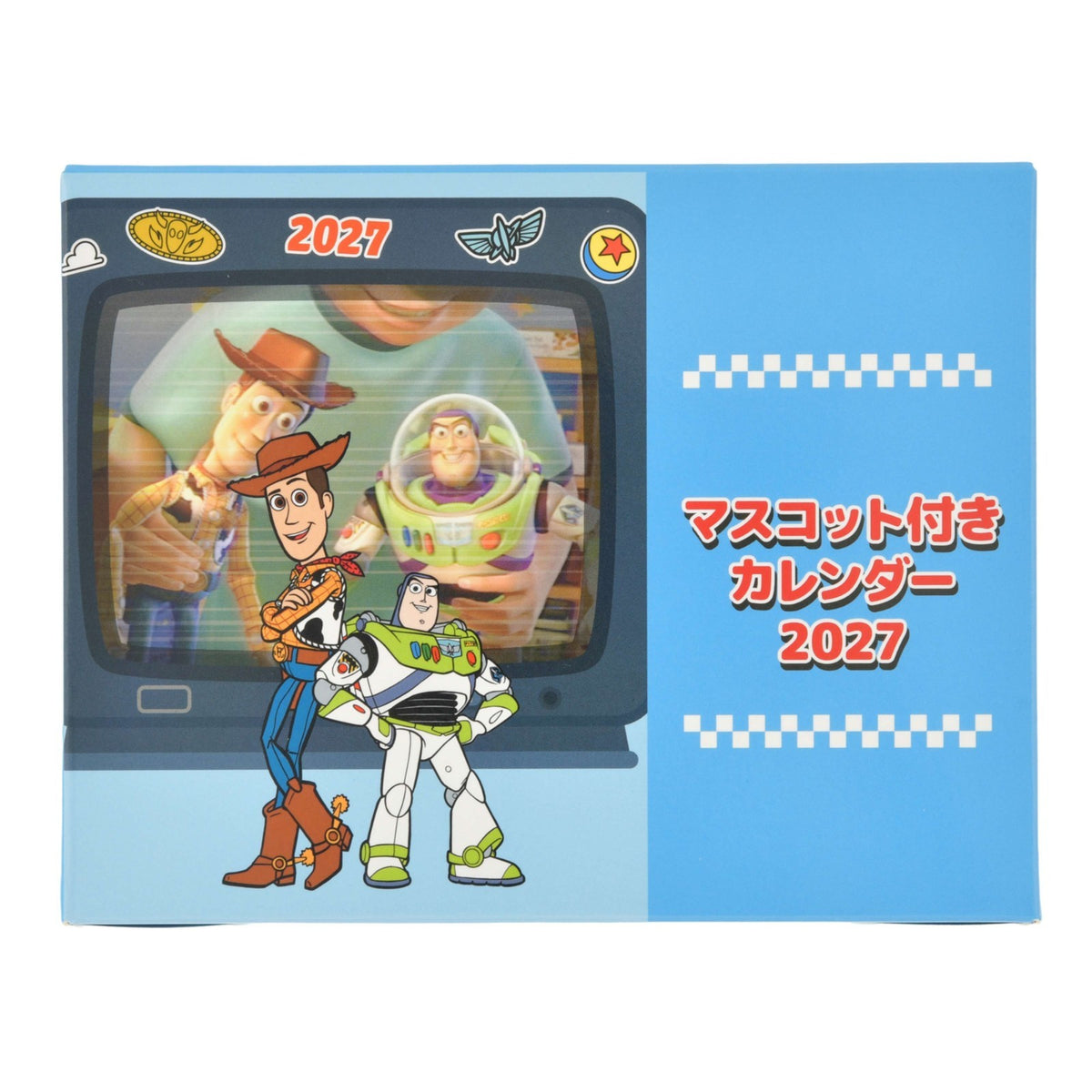 Japan Tokyo Disney Store Toy Story Desktop Figure CALENDAR & ORGANIZER 2027