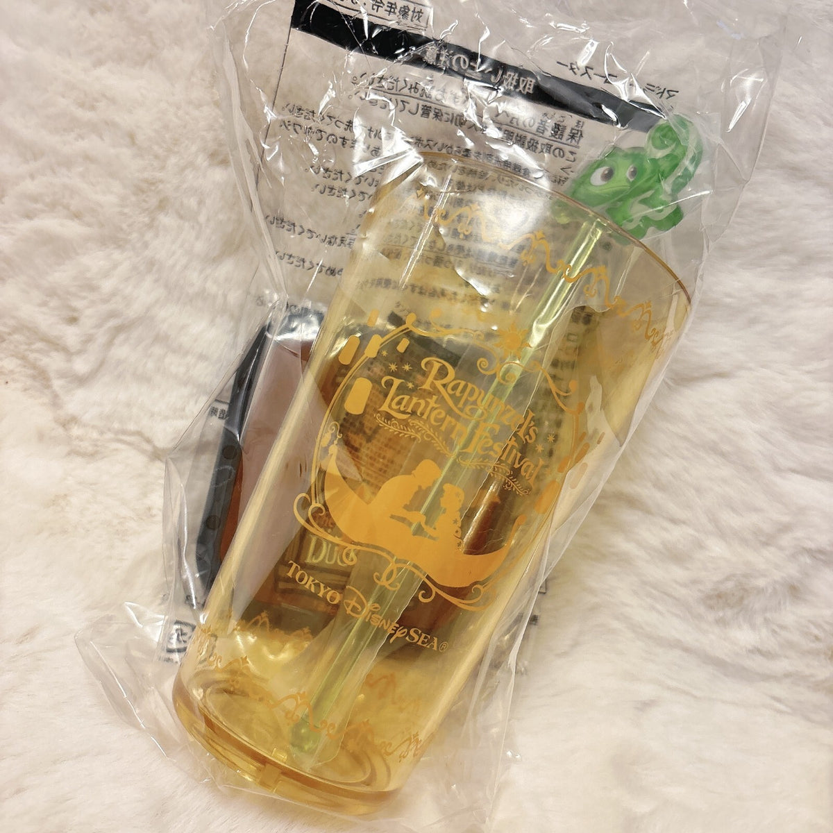 Japan Tokyo Disney Resort Fantasy Springs Souvenir Tumbler Pascal Rapunzel