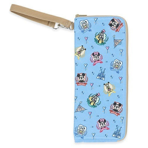 Japan Tokyo Disney Resort GOOD TIMES FRIENDS Mickey Mouse Water Bottle Case