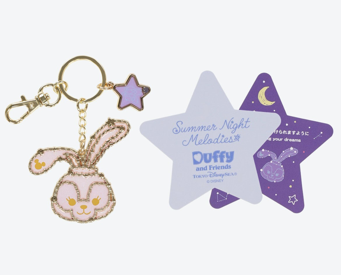 Japan Tokyo Disney Sea Duffy Lina Stella Lou Olu Summer Night Keychain complete