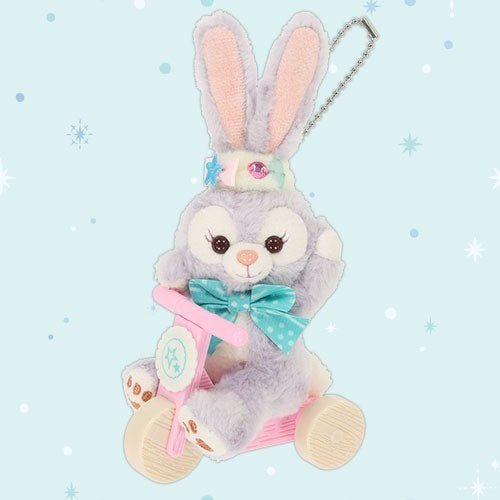  KeyJapan Tokyo Disney Resort Duffy Beautiful Blue Plush Keychain StellaLou