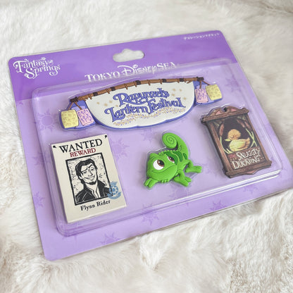 Japan Tokyo Disney Resort Fantasy Springs Magnet Set Rapunzel Lantern Festival
