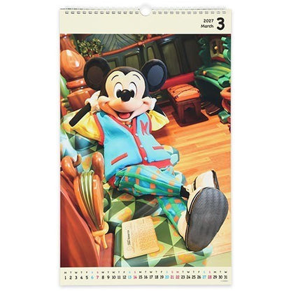 Japan Tokyo Disney Resort Mickey Mouse Wall Calendar 2027