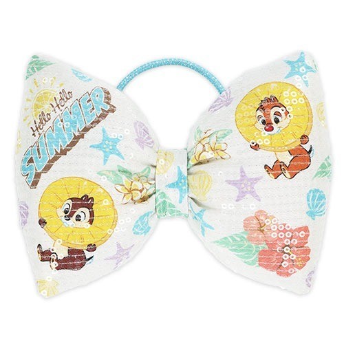 Japan Tokyo Disney Resort Chip and Dale Hair Tie Hello Summer