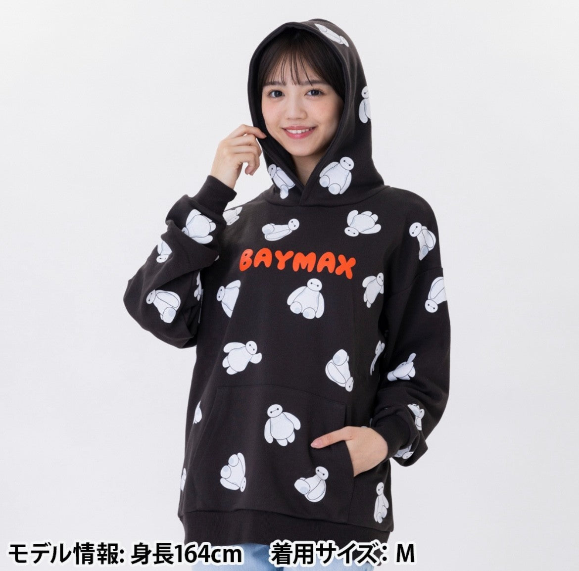 Japan Tokyo Disney Resort Big Hero 6 Hoodie Oversized Unisex Baymax 2025