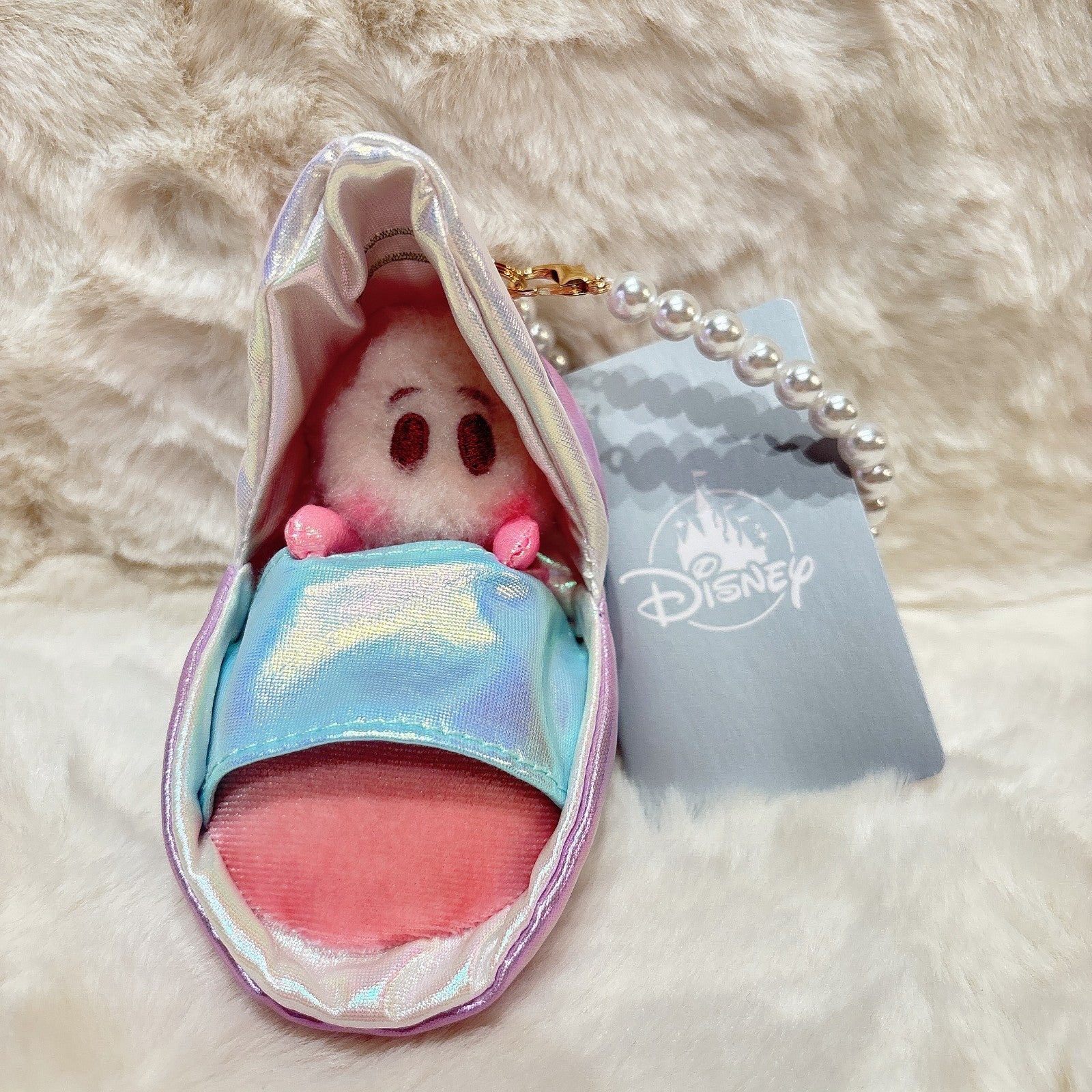 '+Japan Tokyo Disney Store Young Oyster Plush Toy Keychain Sleepy Aurora Alice