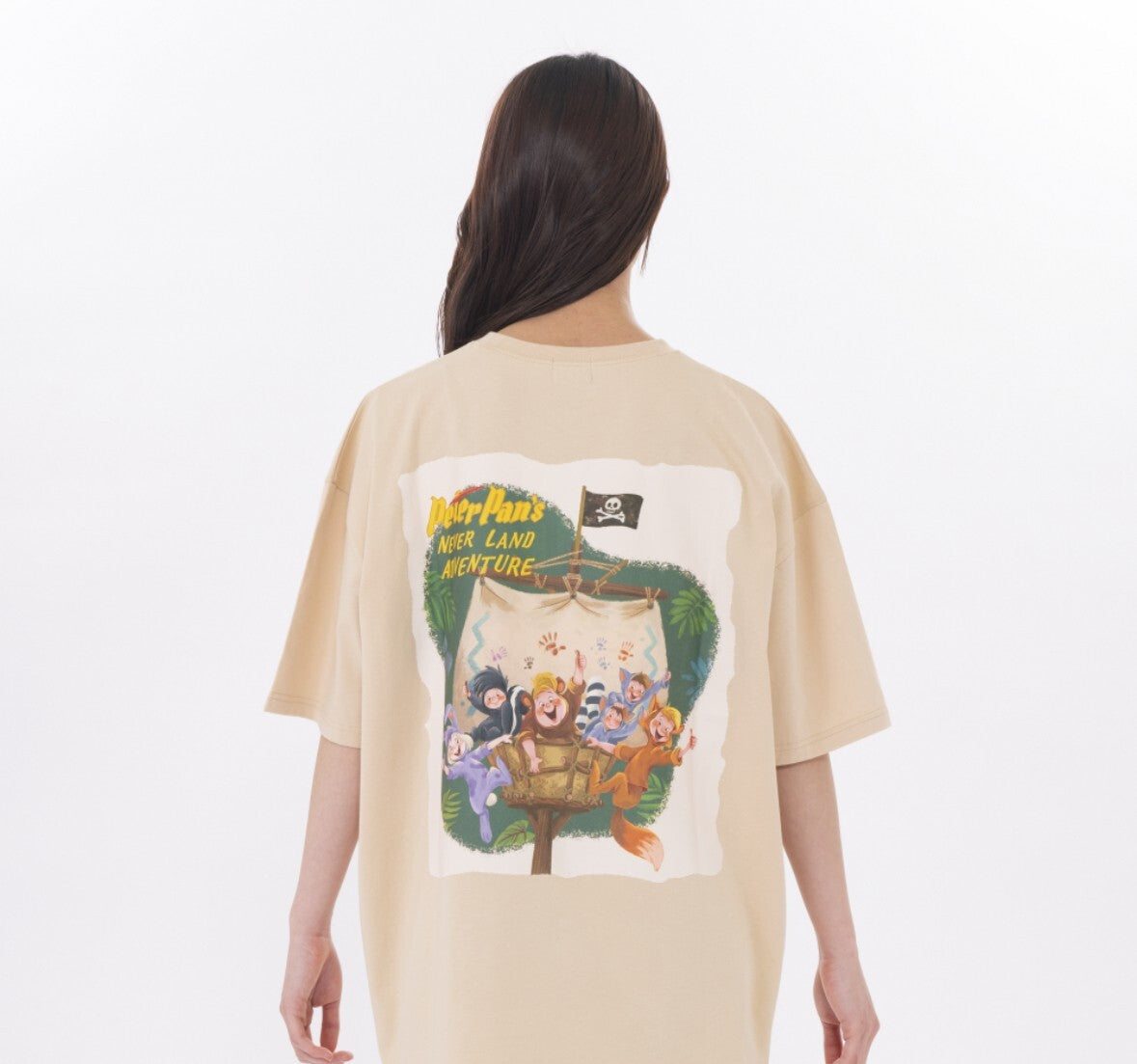 Japan Tokyo Disney Resort Fantasy Springs T-Shirt Peter Pan Lost Kids