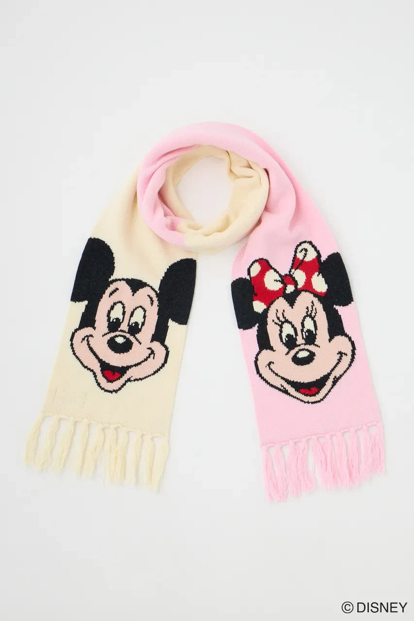 '+Japan Tokyo Disney MD FACE Scarf by MOUSSY Mickey Minnie Retro 2025