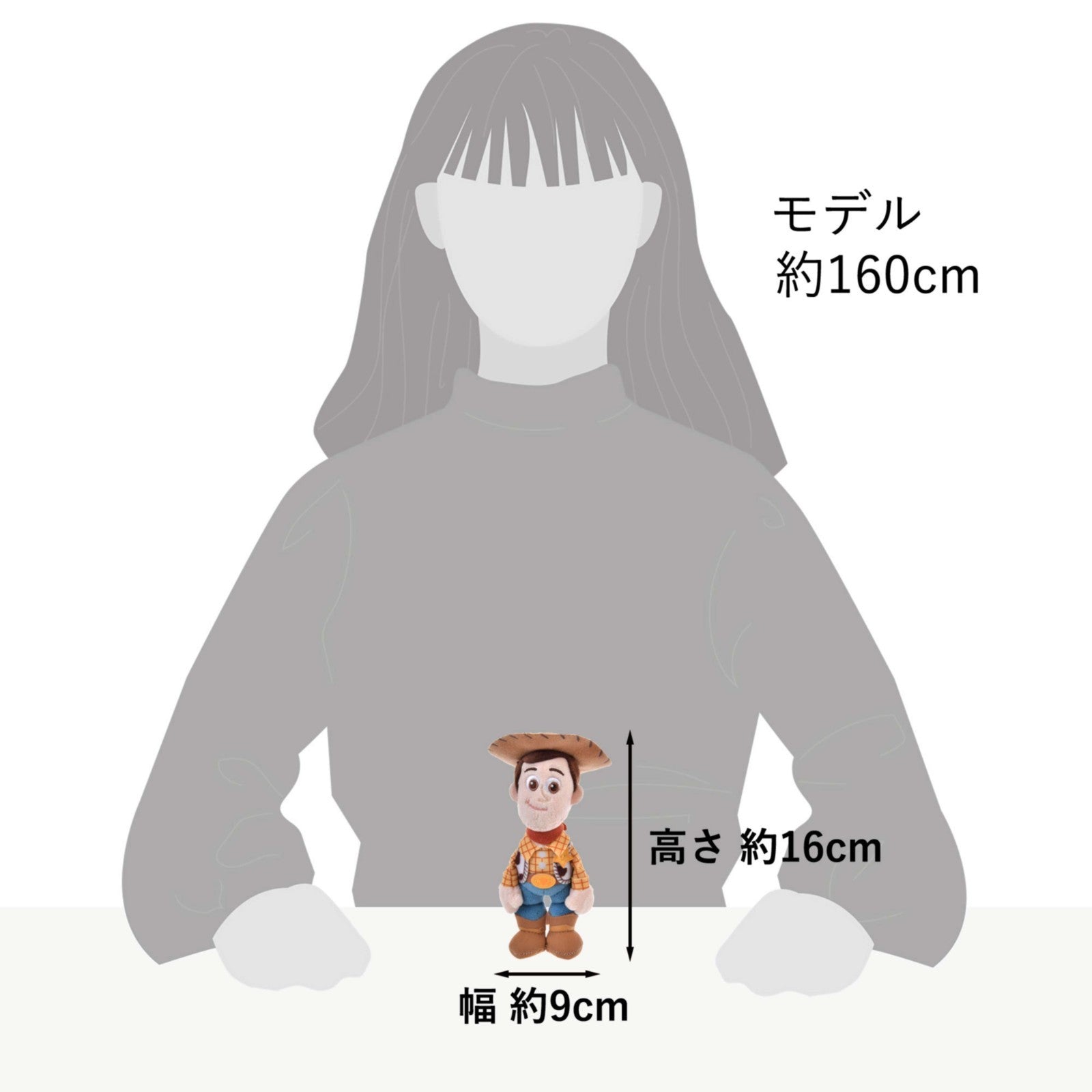 Japan Tokyo Disney Store Woody Plush Toy stanDs Toy Story