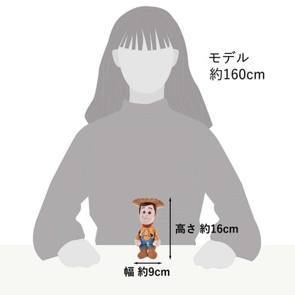 Japan Tokyo Disney Store Woody Plush Toy stanDs Toy Story