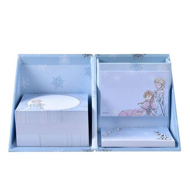 Japan Tokyo Disney Store Frozen Sticky Notes & Memo Pad with Pen Stand