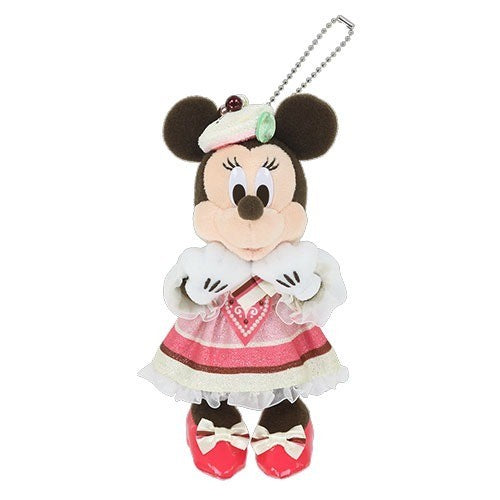 Japan Tokyo Disney Resort It's a sweet full time! Minnie Plush Toy Badge