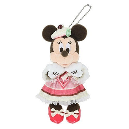 Japan Tokyo Disney Resort It's a sweet full time! Minnie Plush Toy Badge
