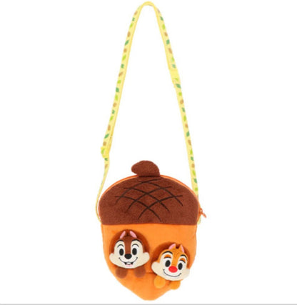 Japan Tokyo Disney Resort Chip and Dale Acorn Shoulder Bag 2023 Limited