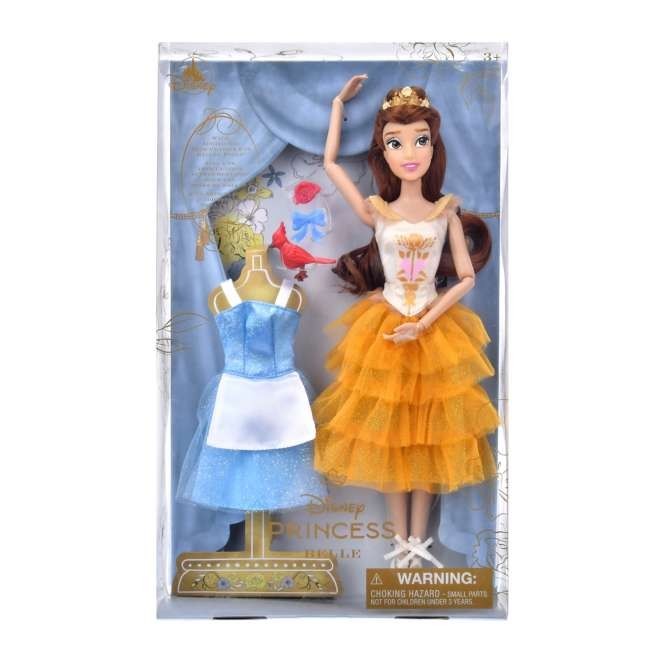 Japan Tokyo Disney Store Belle Doll Figure Set Ballet Beauty and The Beast