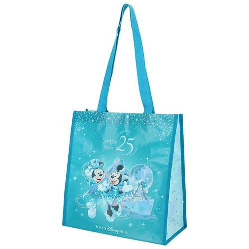 Japan Tokyo Disney Resort Sea 25th Sparkling Jubilee Shopping Bag Tote bag S