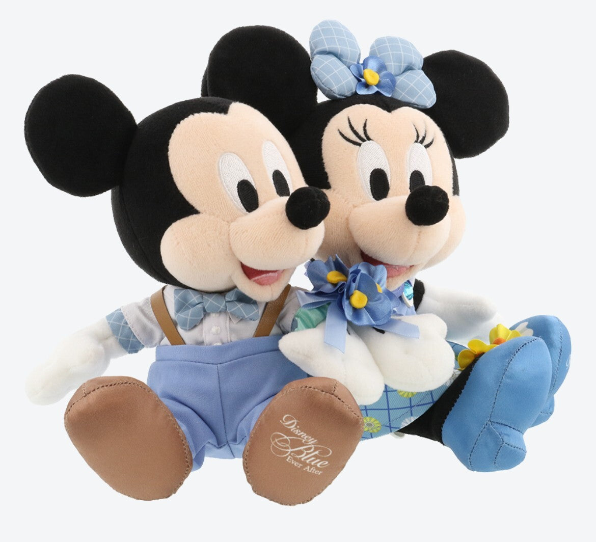 Japan Tokyo Disney Resort Store Mickey Minnie Blue Ever After plush toy wedding