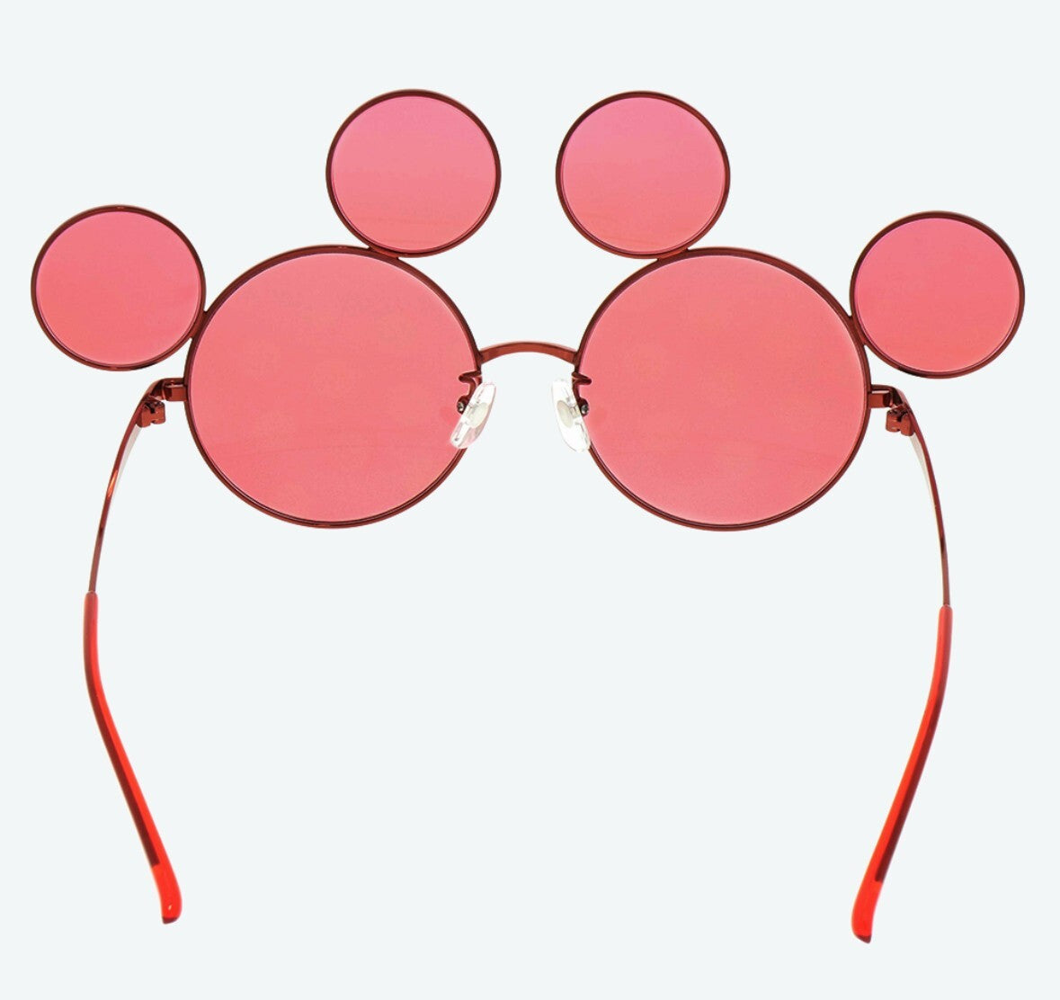Japan Tokyo Disney Resort Fashion Sun Glasses Mickey Dot RED