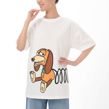 Japan Tokyo Disney Store Slinky Dog T-Shirt White Collection Toy Story