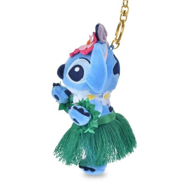 Japan Tokyo Disney Store Stitch Plush Toy Keychain Stitch Aloh