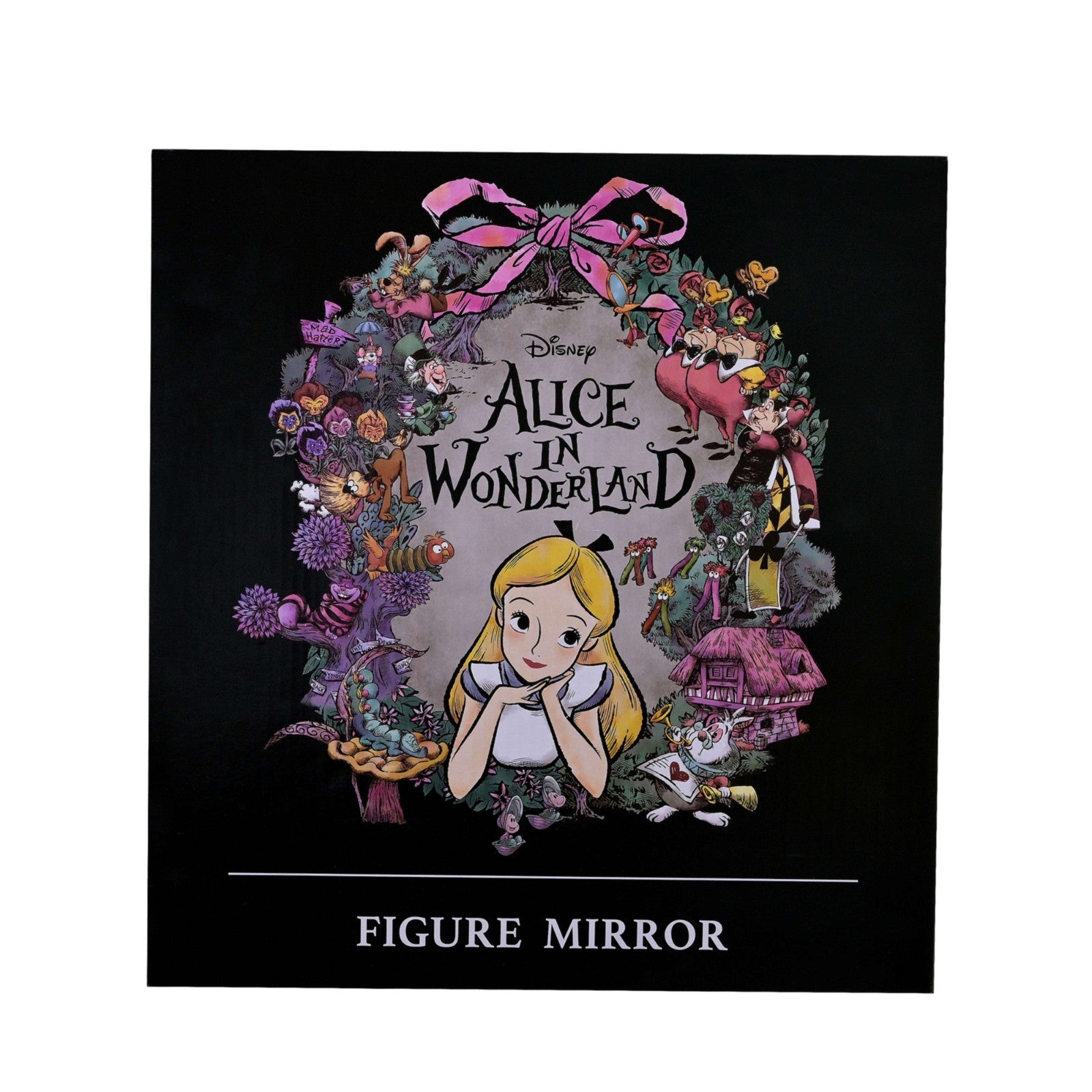 '+Japan Tokyo Disney Store Stand Mirror ALICE IN WONDERLAND 75TH ANNIVERSARY