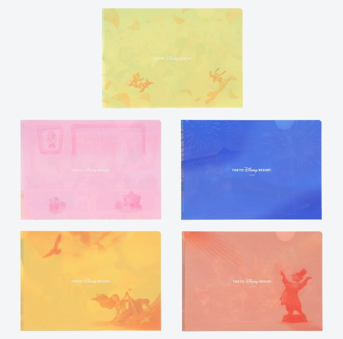 Japan Tokyo Disney Resort Clear folder 5 sheets